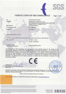 SGS CE MD certificat-1